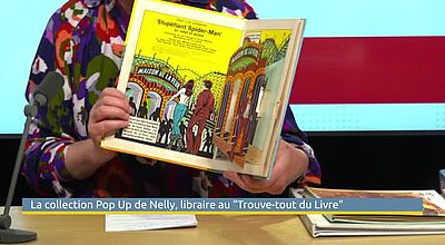 La collection Pop Up de Nelly Gourgues, libraire au Trouve Tout du Livre au Somail