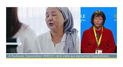 video | Ensemble - À Toulouse, l'association VMEH31 rend visite aux personnes hospitalisées