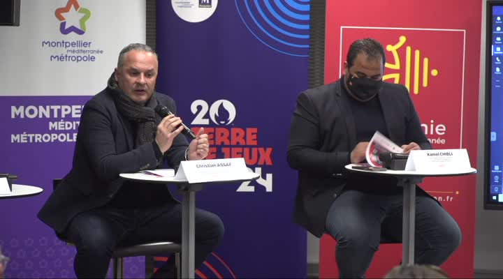 Conférence de presse de l'Open sud de France du mercredi 19 janvier 2022