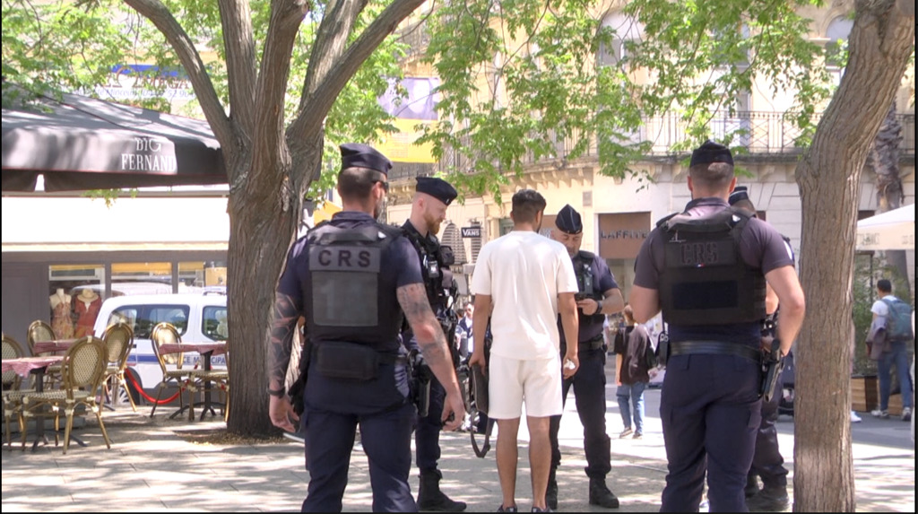 La présence policière renforcée dans l'écusson de Montpellier pendant 1 mois