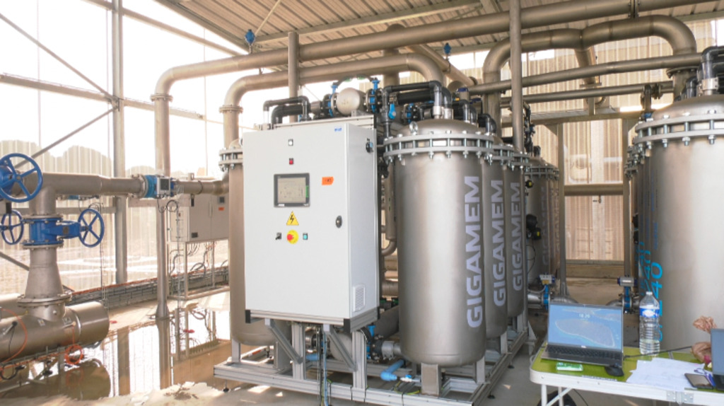 Une usine d’ultrafiltration pour traiter 1,2 milliard de litres d’eau par an