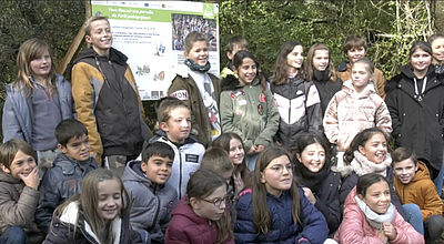 Les élèves de Lirac inaugurent leur parcelle de forêt