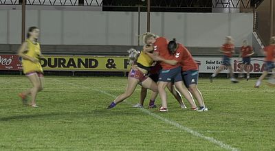 Les féminines XIII Catalan s'entraînent avec les Anglaises