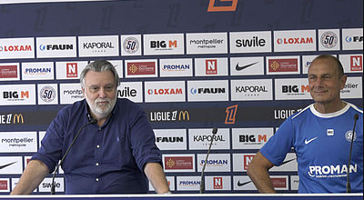 MHSC : Les  meilleurs moments de la conférence de presse de reprise avec Laurent Nicollin et Michel Der Zakarian