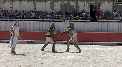 Beaucaire : La compagnie Acta ressuscite le quotidien des gladiateurs
