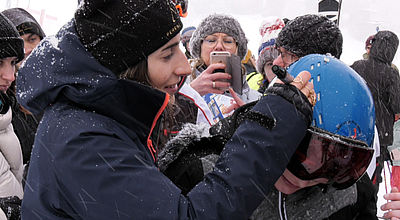 L'athlète olympique Perrine Laffont de retour dans sa station de ski