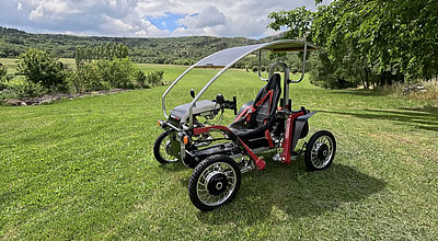 Swincar : Un concept électrique tout terrain aussi agile qu'une araignée.