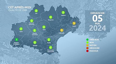 video | Meteo en Occitanie du Dimanche 05 mai 2024 à 11 heures