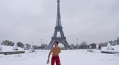 Jean-François Tual, le Narbonnais qui affronte la neige de Paris