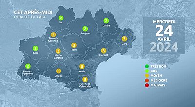 video | Meteo en Occitanie du Mercredi 24 avril 2024 à 11 heures