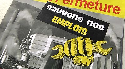 Usine Solvay : Marche pour l'avenir et déblocage partiel et temporaire du site