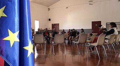 Une réunion publique sur le thème de l'Europe