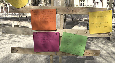 A Nîmes, la fraternité s'écrit en capitales