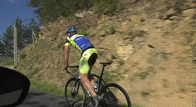 La montée Jalabert de Mende, arrivée de la 14ème étape du Tour de France