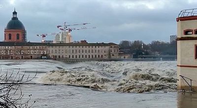 Intempéries : La Garonne en crue a inondé les maisons de Cazères