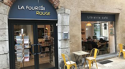 "La Fourmi rouge", une librairie-café à Cahors dans le Lot