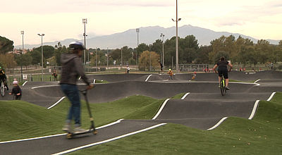 Perpignan : Un des plus grands pumptracks d’Occitanie ouvre ses pistes