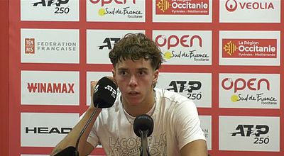 video | Interview d'Arthur Cazaux sur l'ambiance à l'Open Sud de France