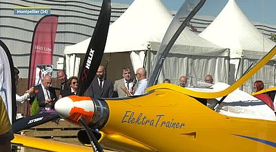 Un avion décarbonné au Forum "Le Monde Nouveau" de Montpellier