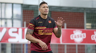 Les Dragons catalans offrent une seconde chance à Israël Folau