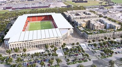 Football : Un nouveau stade et un nouveau quartier à l'horizon 2026