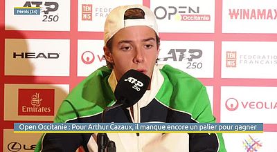 Open Occitanie : Défait par Félix Auger-Aliassime, Arthur Cazaux estime qu'il lui faut encore franchir un palier face à ce genre de joueur