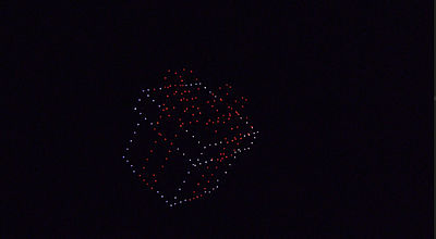 Un spectacle de drones lumineux à La Grande-Motte