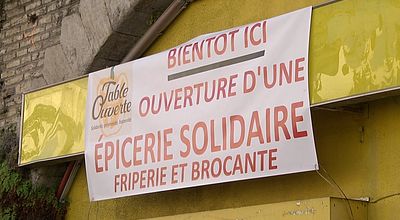 Table ouverte : Ouverture d'une épicerie solidaire dans une arche du viaduc SNCF