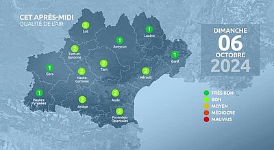 Meteo en Occitanie du Dimanche 06 octobre 2024 à 11 heures