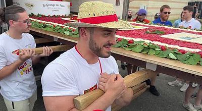 La Tarte aux Fraises Géante, patrimoine culinaire de Lapeyrouse-Fossat