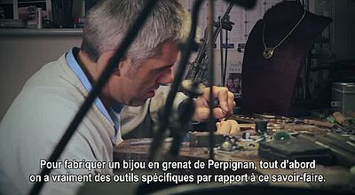 Produit en Occitanie : les bijoux en grenat de Perpignan