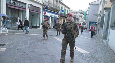 Carcassonne : L’opération Sentinelle est déployée dans les rues de la ville