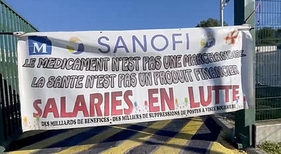 Grève reconduite chez Sanofi : Les syndicats demandent une augmentation des salaires de 10%