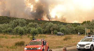 Narbonne : Plus de 200ha ravagés par un incendie, 480 pompiers mobilisés