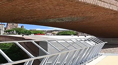 Albi : Ouverture de la passerelle cyclable et piétonne sur le Tarn