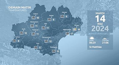 video | Meteo en Occitanie du Lundi 13 mai 2024 à 17 heures
