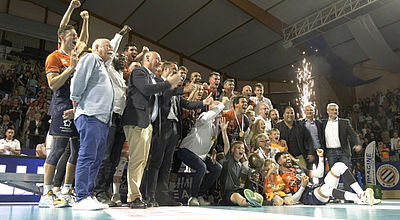 Volleyball : Irrésistible face à Tours, Montpellier est champion de France de Ligue A