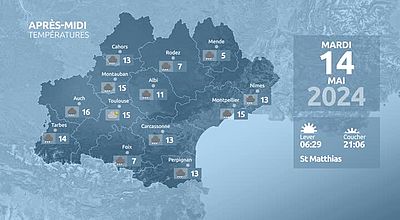 video | Meteo en Occitanie du Lundi 13 mai 2024 à 23 heures