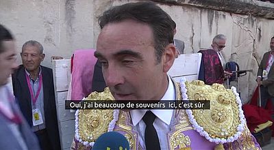 video | Feria de Nîmes : Enrique Ponce s'exprime après sa despedida