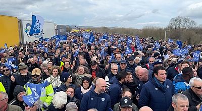 Castres : Mobilisation importante en faveur de la reprise immédiate du chantier de l'A69