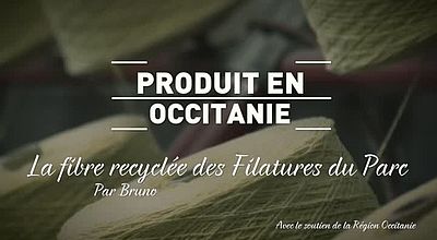 Produit en Occitanie : la fibre recyclée des filatures du parc