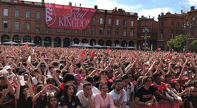 video | Plus de 16 000 supporters au Capitole pour la victoire du Stade toulousain en Champions Cup
