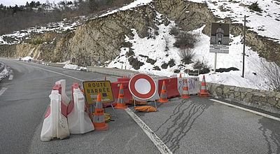Tempête Gloria : La route des stations de ski catalanes fermée jusqu'à nouvel ordre