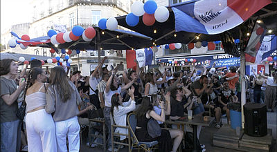 À Montpellier, la joie des supporters de retrouver l'Euro de football