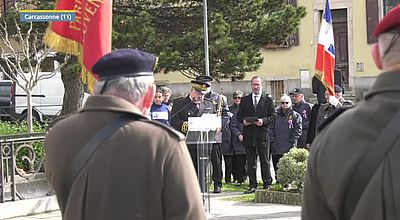 video | Interview Cérémonie victimes attentats Carcassonne 1