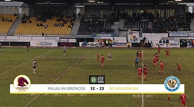 Palau XIII Broncos / S.O. Avignon XIII du samedi 16 novembre