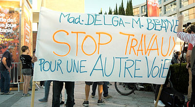 Autoroute A69 : Manifestation devant l'Hôtel de région à Toulouse