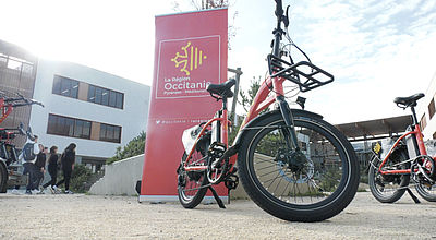 La Région Occitanie prête des vélos électriques aux lycéens de Sommières