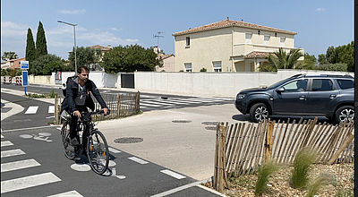 Hérault : Ce croisement inédit en Occitanie donne la priorité aux vélos