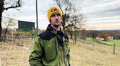 Lionel, 38 ans, ex-militaire français, agriculteur gersois en sursis